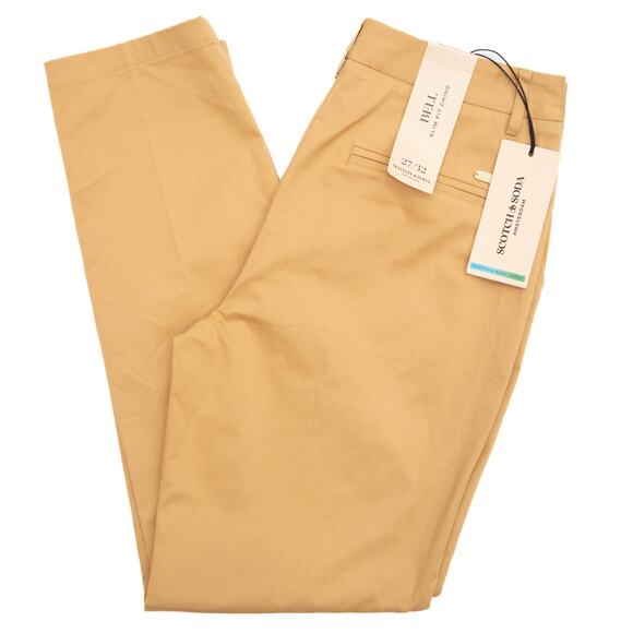 Scotch & Soda Desert Tan Bell Slim Fit Chino Pants Size 27 - Picture 3 of 14